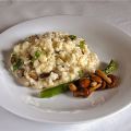 Risotto de setas y espárragos