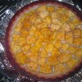 Tarta de crema de coco y piña al ron