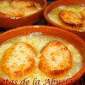 SOPA DE CEBOLLA CON QUESO