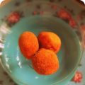 Croquetas de calabaza, jamón serrano y nueces