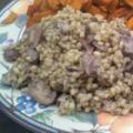 Risotto de pato y hongos porcini