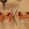 Delicias de langostinos con piña