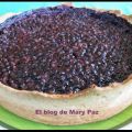 Tarta de arándanos silvestres
