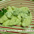 FILETES DE POLLO CON NATA Y CHAMPIÑONES