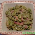 HABAS CON AJOS TIERNOS Y BACON