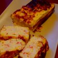 Pastel de surimi y piña