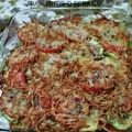 GRATINADO DE CALABACÍN, TOMATE Y ALBAHACA