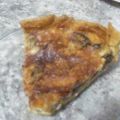 Quiché de setas y jamón ibérico