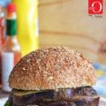 Hamburguesa de vegetales a la parrilla con[...]