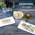 Boquerones en vinagre o vinagretas.