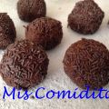 TRUFAS DE CASTAÑAS Y CHOCOLATE