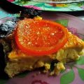 TARTA DE NARANJA Y QUESO DE CABRA ..........
