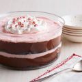 Cremoso postre de chocolate y menta
