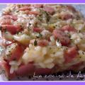 RISOTTO CON SALCHICHAS Y BEICON