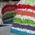 Tarta arcoiris (Rainbow cake)