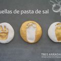 Huellas de pasta de sal (DIY con receta)