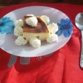 Flan de queso al aroma de limón