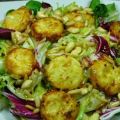 Ensalada templada de queso de cabra