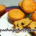 Magdalenas con pepitas de chocolate