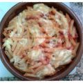MACARRONES AL HORNO CON QUESO GRATINADO