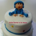 Pocoyízate otra vez, o tarta de dos pisos con[...]