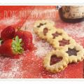 Galletas linzer para un San Valentín en Oz