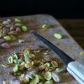 Bizcocho de pistachos con cobertura de queso[...]