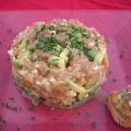 Tartar de salmón y aguacate