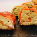 ROLLITOS DE SALMÓN CON MERLUZA