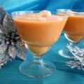 Salmorejo de Tomates, Mango y Gambas. Aperitivo