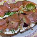 Tosta de Salmón