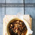 Guisantes negros con panceta y espinacas - Una[...]