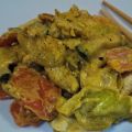 POLLO AL CURRY CON PHILADELFIA.