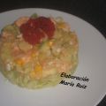 ENSALADA TROPICAL CON SALMON