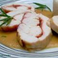 POLLO RELLENO CON SALSA DE KIWI