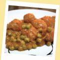 Polpette con piselli (Albóndigas con guisantes)