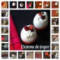 Espuma de yogur con coulis de frutas rojas[...]