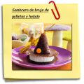 Postre para Halloween: Sombrero de bruja