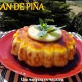 Flan de piña de dieta