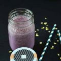Smoothie de zarzamoras y granada
