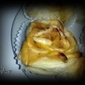 Rosas de hojaldre y manzana