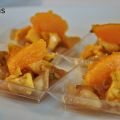 Cuchara de pera, queso stilton y calabaza