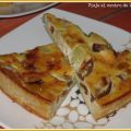 Quiche de calabacin, Idiazabal y tomates cherry