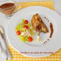 Perdiz en salsa de chocolate