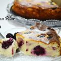Tarta de Queso con Moras y Vainilla
