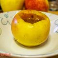 Manzana asada en microondas