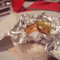 LUBINA EN PAPILLOTE CON CITRICOS CONFITADOS