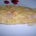 Tortilla de jamón y ensalada de tomate para la[...]