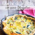 Quiche de acelgas con queso Shropshire