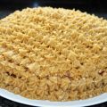 Layer cake de café